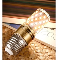 Ampoule à LED à spectre complet, lampe à bougie de maïs Ra90 Indice de rendu des couleurs élevé E27 E14 Anti-lumière bleue 110V/220V 12W 16W 3 couleurs