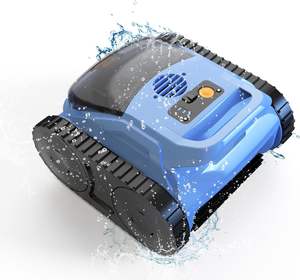 带遥控的自动无绳爬壁池真空吸尘器Wifi游泳池撇渣器游泳池清洁机器人 - Product Image 1