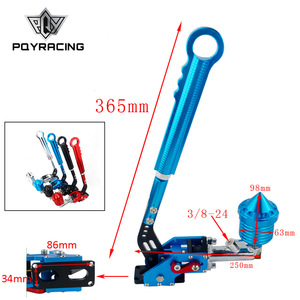 คันเบรกมือ Poyracing 365 มม. สีน้ำเงิน อะลูมิเนียม สำหรับอัพเกรดเบรกในรถยนต์ อะไหล่แต่ง - Product Image 1