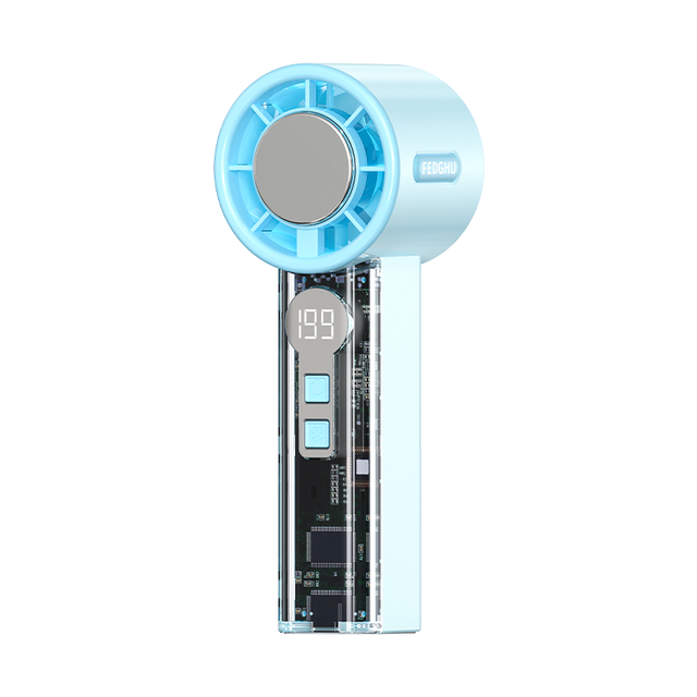 Personal Cooling Handheld Fan 199 Speed Adjustable Rechargeable USB/Battery Powered 5V Outdoor Use English