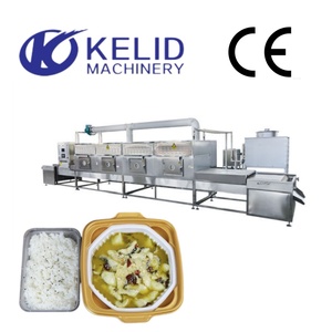 Machine de réchauffement continu pour repas en boîte PP de restauration rapide industrielle par micro-ondes, largement utilisable, adaptée aux entreprises, écoles, etc. - Product Image 4