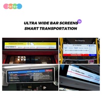 Plataforma de Transporte Inteligente, Guía Electrónica de Información, Barra Extensible Ultra Ancha para Autobús/Metro/Subway/Tube, Centro Comercial