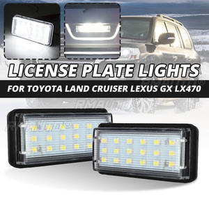 2 Luces LED para Matrícula de Coche, Sin Errores, para Toyota Land Cruiser 120, Land Cruiser 200, Prado 200, para Lexus LX470, GX470 - Product Image 1
