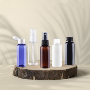 Custom logo <b>Empty</b> 100ml Refillable Frosted Spray <b>Bottles</b> <b>Plastic</b> Double Layer for Skincare Cosmetics Travel - Product Image 4