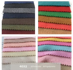 Bán buôn Trắng boucle Merino dệt kim Poly Viscose <span class=keywords><strong>Polyester</strong></span> 100% len len Tweed vải cho áo cho nam giới phù hợp với Len mũ - Product Image 4