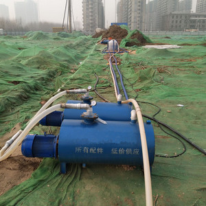 ウェルポイントポンプ排水真空ポンプ高真空水平エンジニアリングポンプ地下水位低下用7.5KW - Product Image 2