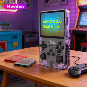Console de <span class=keywords><strong>jeu</strong></span> portable Mooden Hot R36S Arkos, 64 Go, 15000 jeux, écran 3,5 pouces, lecteur de jeux rétro classique, jeux vidéo - Product Image 2