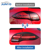 Feux arrière LED Junyo pour Porsche Cayenne 2011-2014, mise à niveau vers de nouveaux feux de jour LED avec clignotants séquentiels
