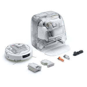 DJI Premier robot aspirateur et serpillière phare, robot aspirateur ROMO 360. Évitement des obstacles, super aspiration 25000Pa, charge rapide à domicile - Product Image 1