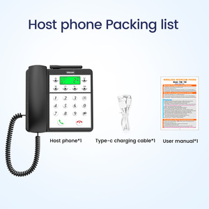 Système de <span class=keywords><strong>Téléphone</strong></span> <span class=keywords><strong>Interphone</strong></span> Sans Fil pour Bureau avec Longue Portée et Résistance à l'Eau IPX4 pour Chambres d'Hôtel - Product Image 4