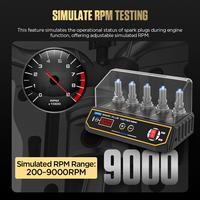 Testeur de bougies d'allumage AUTOOL SPT360 110V 220V, analyseur d'allumage à cinq trous, outil de diagnostic compatible OEM