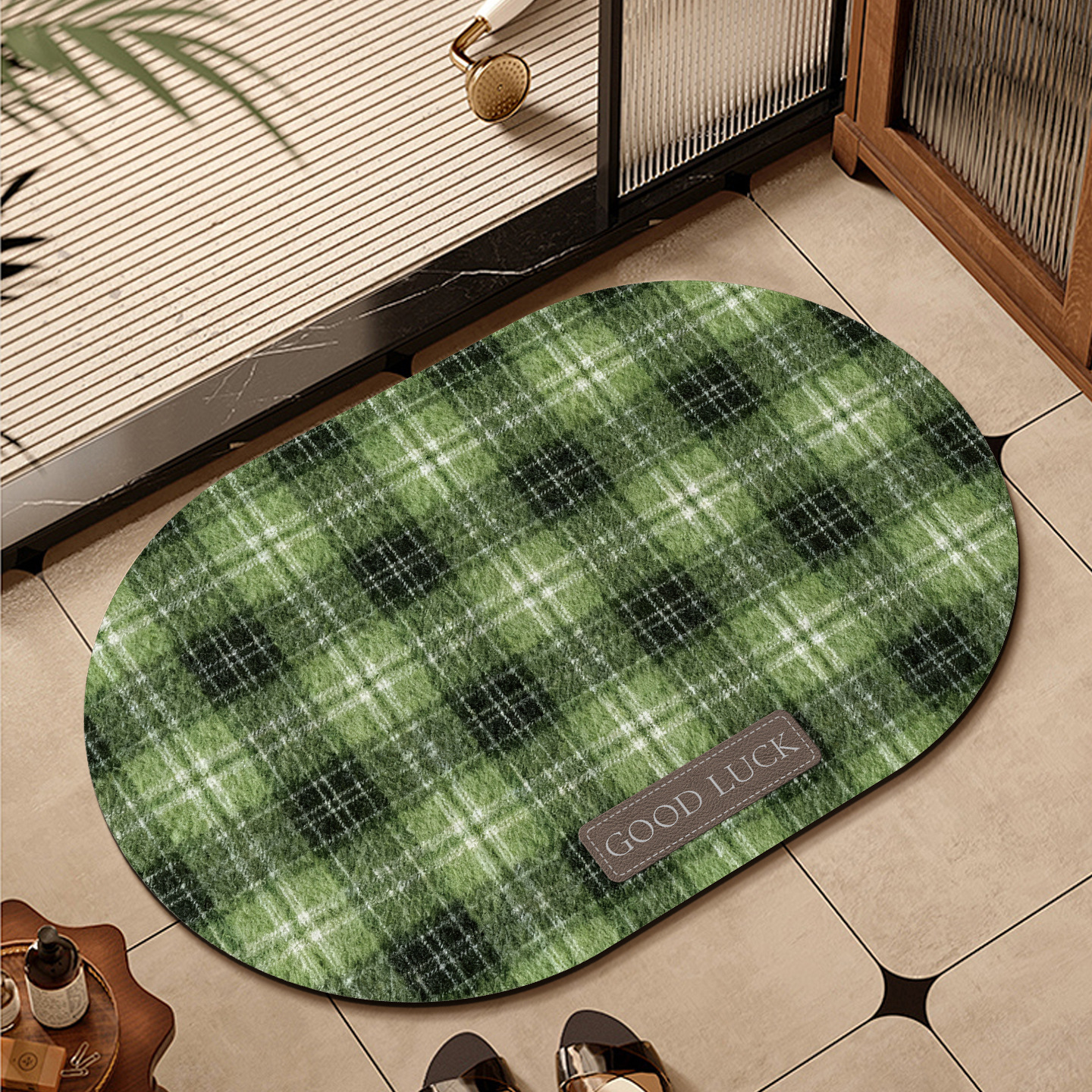 Green Square Blessing - Oval