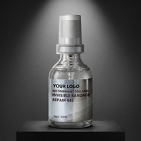Sérum réparateur au collagène recombinant pour peaux sensibles avec acide hyaluronique, centella, panthénol et hydratation apaisante
