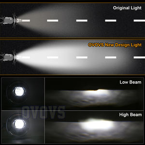 OVOVS-<span class=keywords><strong>Phare</strong></span> LED <span class=keywords><strong>rond</strong></span> de 7 pouces avec support pour moto Harley Honda Suzuki Yamaha <span class=keywords><strong>Kawasaki</strong></span> Cafe Racer Chopper Bobber - Product Image 3