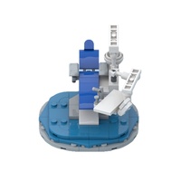 Briques de construction MOC à petites particules en plastique ABS, modèle d'architecture de clinique dentaire urbaine, jouet éducatif DIY pour enfants