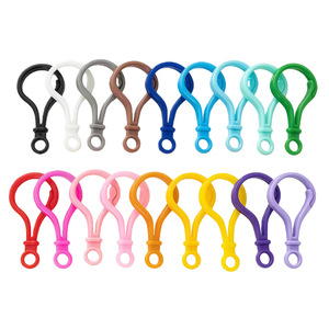 Plastic Lobster Buckles Colored Round Hook Type Keychain Jewelry Accessories Lightweight For Bags And Dolls - Product Image 4