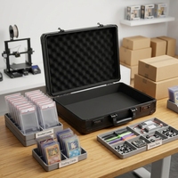 Étui de rangement pour montres en aluminium de qualité supérieure, mallette de collection multi-usages pour montres, bijoux, outils et cartes classées