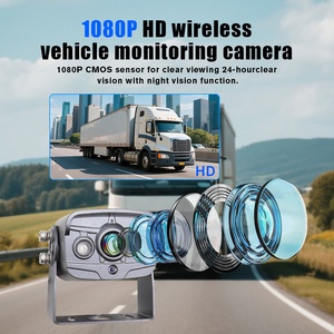 Système <span class=keywords><strong>de</strong></span> caméra <span class=keywords><strong>de</strong></span> <span class=keywords><strong>recul</strong></span> AHD filaire à 360 degrés <span class=keywords><strong>pour</strong></span> voiture, caméra <span class=keywords><strong>de</strong></span> sécurité avant et arrière <span class=keywords><strong>pour</strong></span> camion, chariot élévateur, engins miniers - Product Image 4