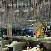 Décoration Télécommande 45W RGB LED Lustre en fibre optique Ciel étoilé Décoration de plafond