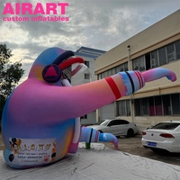 Astronaute gonflable géant, figurine d'astronaute gonflable colorée pour la décoration