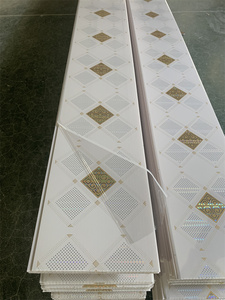 Hiện đại nhà trang trí PVC nội thất Trần Bảng điều chỉnh chống cháy vật liệu xây dựng Trần bảng gạch tại nhà máy giá - Product Image 5