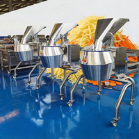 Commerciële groentesnijder en -rasp: alles-in-één machine voor aardappelen, wortelen, komkommers en meer, SUS304 roestvrij staal