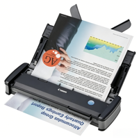 Scanner de documents portable Canon ImageFORMULA P-215II A4 recto-verso, alimenté par USB, pour bureau mobile, hôtel, numérisation de cartes d'identité, en stock