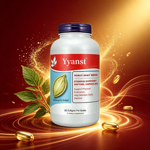 Extrait naturel de Horny Goat Weed en capsules molles pour maintenir la résistance quotidienne, l'endurance physique, la forme et la vitalité quotidienne pour les hommes - Product Image 6