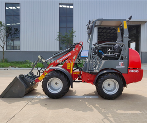 Chargeur articulé compact HAIJU HJ1160 4x4 avec grappin hydraulique performant pour les travaux de manutention en serres et fermes maraîchères - Product Image 1