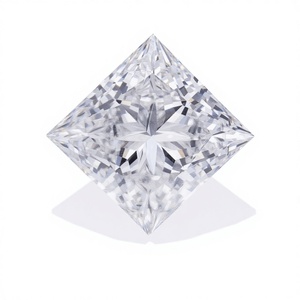 Diamantes Cultivados en Laboratorio D'vins Jewels, Corte Princesa de 4.05CT, Color D, Claridad VS2, HPHT CVD - Product Image 1