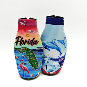 Beer Bottle Insulator <strong>Cooler</strong> Made Thick Neoprene <strong>Material</strong> Soft Eco-Friendly Keep Drinks Cold for Hours Outdoor Events Sports - Product Image 1