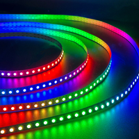 Bande LED numérique programmable à double signal SPI Magic Color CE&RoHS, DC12V GS8208 30/60LEDs, pixels RGB adressables