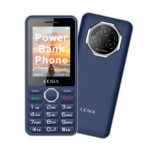 NOUVEAU Téléphone portable GSM 3,0 pouces 6500 mAh Double SIM en veille <span class=keywords><strong>Clavier</strong></span> standard Téléphone 2G à barre avec fonction Power Bank - Product Image 1