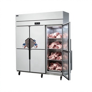 Congelador Vertical Comercial de Acero Inoxidable de Seis Puertas para Cocina de Restaurante, Modelo FR-A-6D-FZ, Material de Acero Inoxidable de Alta Calidad - Product Image 6