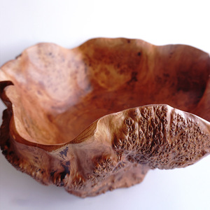 Frutero de Madera Maciza Tallada en Forma de Hoja de Loto, Hecho a Mano con Madera de Abeto Chino, Estilo Tradicional Chino, Decoración para el Hogar, Regalo - Product Image 4
