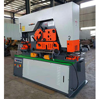 Aoxuan Hydraulische Stanz- und Schneidemaschine CE-Zertifiziert Multifunktions-Eisenbearbeitungsmaschine Q35Y-16 Metall-Stanz-Scher-Biegemaschine 600KN 25mm