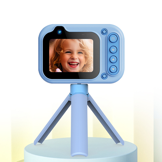 2.4inch HD Screen D60 Cameras Dual Lens ABS Material Mini Kid Toy Camera Digital Children's Cameras with Photoshoot