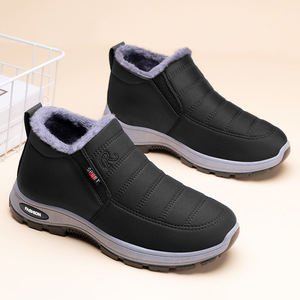 Botas de nieve para mujer, cálidas, con forro polar, impermeables, antideslizantes, para clima frío al aire libre. - Product Image 5
