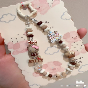 Chaîne de téléphone pour fille, modèle original mignon KT Cat Castle, avec lanière courte pour <span class=keywords><strong>appareil</strong></span> <span class=keywords><strong>photo</strong></span> CCD, modèle 288 - Product Image 3