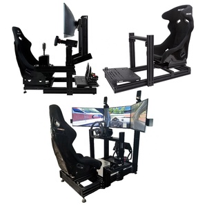 Asiento de Juego Móvil Personalizado, Cabina de Simulación de Conducción, Kit de Simulación de Carreras con Perfil de Aluminio 4080 - Product Image 1