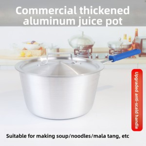 15-30cm chống bỏng hợp kim nhôm xử lý chảo dày đôi đáy nồi súp Nồi lẩu cảm ứng - Product Image 2