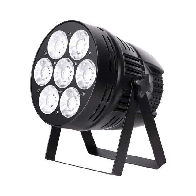 350W COB 7x50W LED Par Stage Strobe Light Warm White/Cool White DMX Aluminum Par Light DJ Disco Christmas Stage Show