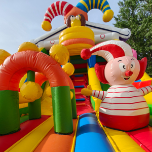 4 Unidades Listas para Enviar, Brincolín Inflable con Tobogán de <span class=keywords><strong>Jirafa</strong></span> y León, 6x4x4.8m, Capacidad de 1000kg, Uso Comercial, Marca HTH, 15 Niños, PVC de 0.55mm - Product Image 3