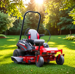 Mesin pemotong Zero Turn 25hp industri, dengan 12 pengaturan tinggi gigi, sistem transmisi hidrolik mesin berpendingin udara silinder ganda - Product Image 2