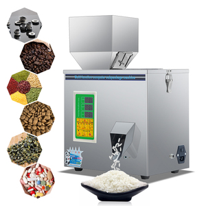 Machine de remplissage de <span class=keywords><strong>poudre</strong></span> de sachet semi-automatique Machine de remplissage de <span class=keywords><strong>poudre</strong></span> de produit chimique sec Machine de remplissage et d'emballage de boîtes à épices - Product Image 1