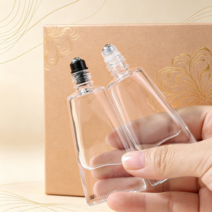 10ml Travel Portable Flat Perfume Bottle Screw Cap Reed <strong>Diffuser</strong> Skin Care Serum Glass Bottle Essential <strong>Oil</strong> <strong>Mini</strong> Empty - Product Image 4