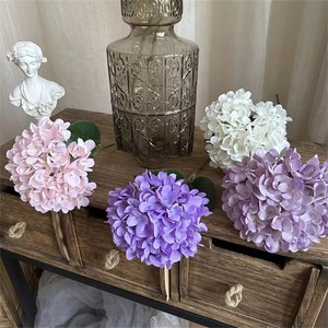 Hoa giả cẩm tú cầu trắng hồng, bán chạy, một bông, dùng trang trí đám cưới, Ngày của Mẹ, Giáng sinh & Tiệc mừng năm mới - Product Image 6