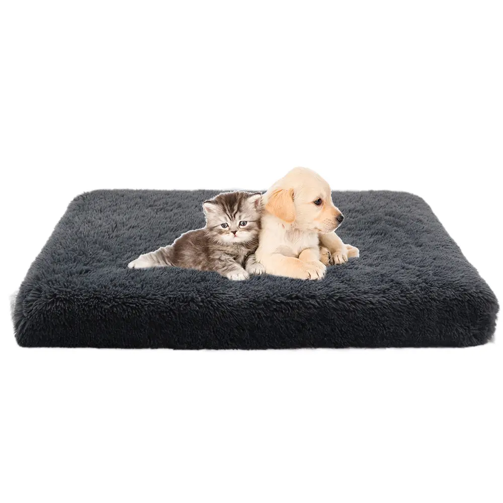 Livraison directe de lits orthopédiques ultra doux pour chien, lit pour chat, lit rond apaisant pour animal de compagnie