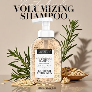 Champú volumizador Natural <span class=keywords><strong>de</strong></span> etiqueta privada Aceite <span class=keywords><strong>de</strong></span> ricino Miel <span class=keywords><strong>Biotina</strong></span> Glicerina <span class=keywords><strong>Aloe</strong></span> <span class=keywords><strong>Vera</strong></span> Agente espesante suave Característica anticaspa - Product Image 2