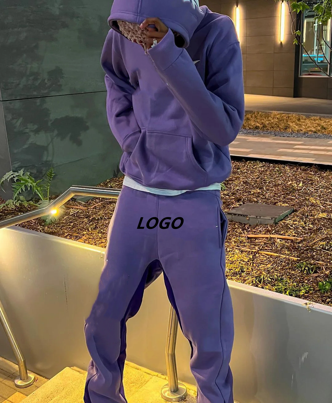 Shop Our High Quality Men's Hoodie and Flare Sweat Pants Set